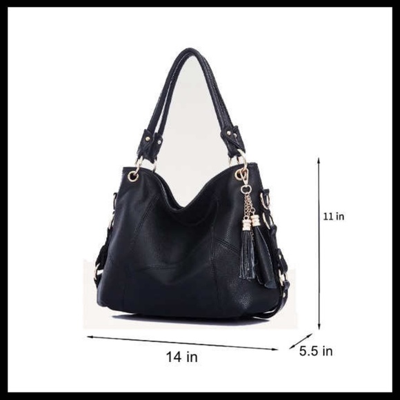 NEW ELVA Hobo Shoulder Bag - Picture 7 of 8